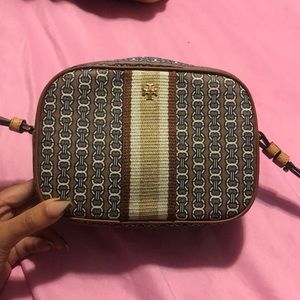 Tory Burch Gemini Link Canvas Camera Bag